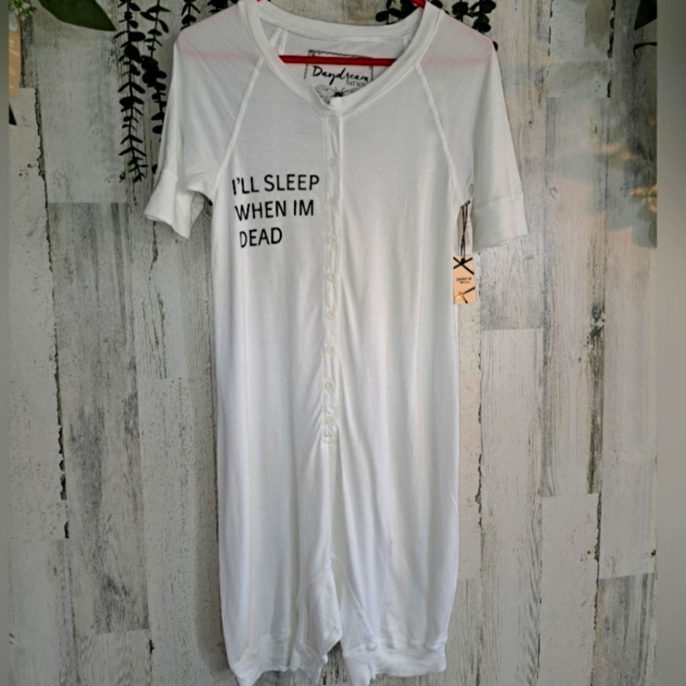 Nwt Daydream Nation/Dolls Kill I'll Sleep When I'm Dead Romper — image 8 of 8